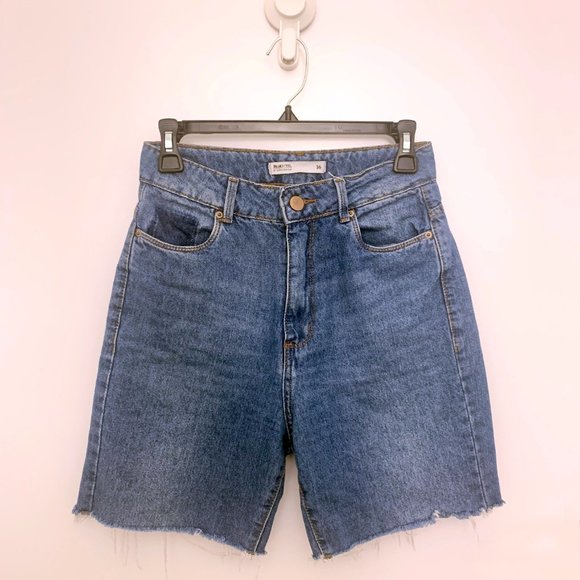 High Waisted Vintage Jeans Shorts - Picture 3 of 5